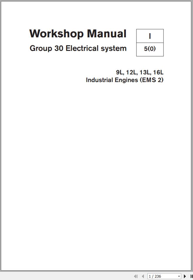 Volvo Penta Engine TADI250VE TADI251VE TADI252VE Workshop Manual 1