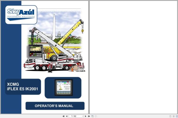 XCMG Telescopic Crane iFLEX E5 IK2001 Operator Manual 1
