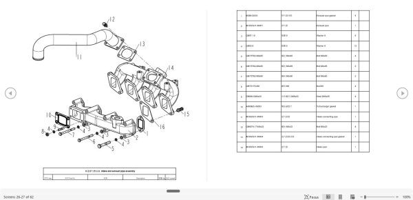 Xinchai Engine 4D35ZG31 Parts Catalog 2016 EN ZH 2