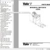 Yale Forklift MPR080VG MPR100VG A284 Parts Service Manual 2024 1