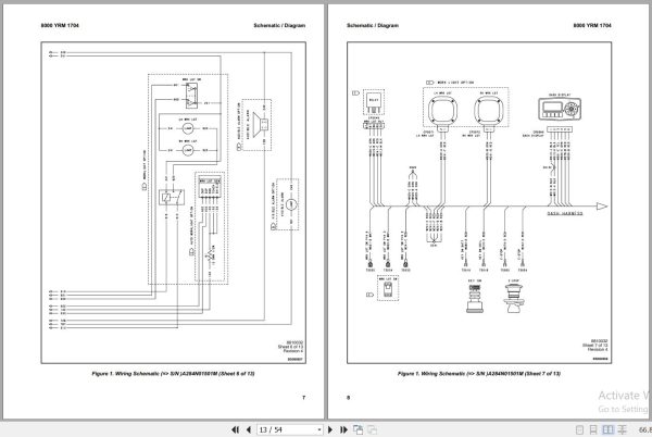 Yale Forklift MPR080VG MPR100VG A284 Parts Service Manual 2024 4