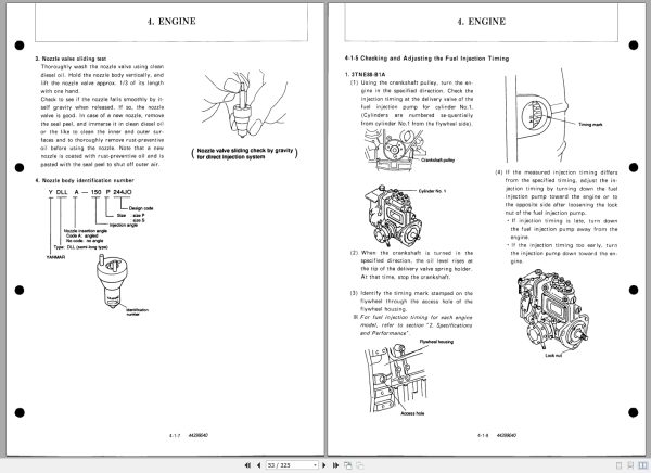 Yanmar Excavator B37V Service Manual 44399040 2