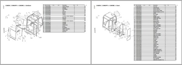 Yanmar Excavator SV17EX SV17EX 2 Parts Catalog Y01YA602 2