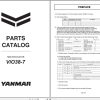 Yanmar Mini Excavator VIO38 7 Parts Catalog CPB83ENMA00100 1
