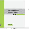Zoomlion Terrain Crane ZAT4500V ZLJ5721JQZ450V Operators Manual 1