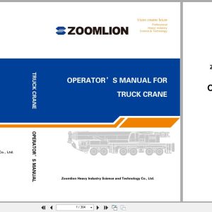 Zoomlion Truck Crane QY130V ZLJ5660JQZ130V Operation Manual 1