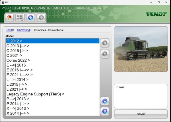 AGCO EDT V1.128.24284.909 05.2025 Diagnostic Program 4