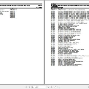 Ag Chem Multapplier Rogator System NL L4330G4 Parts Catalog 544878D1 1