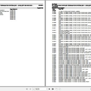 Ag Chem Multapplier Terragator System NL L4000G4 Parts Catalog 539455D1 1