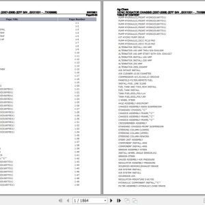 Ag Chem Rogator Chassis 1074C Parts Catalog 506708D1 1