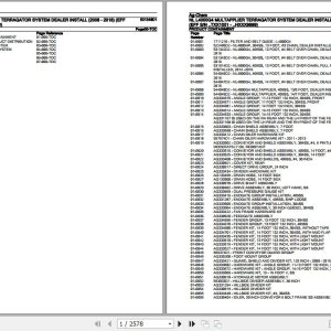 Ag Chem Terragator System NL L4000G4 Multapplier Parts Catalog 531348D1 1