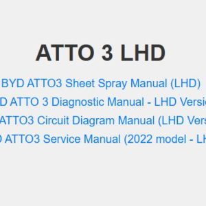 BYD ATTO 3 LHD Workshop Repair Service Manual 1