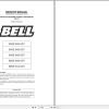 Bell Dump Trucks B35E B40E B45E B50E B60E Service Manual BN039466 2016 1