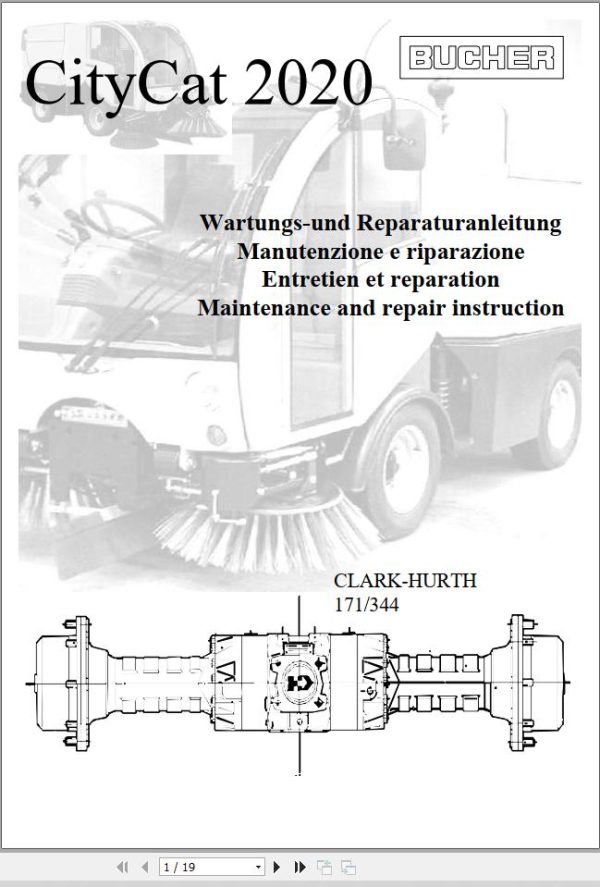 Bucher CityCat 2020 Operation Workshop Manual 1