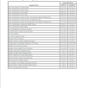 Buick Allure 2006 Heating Ventilation Air Conditioning Service Manual 1