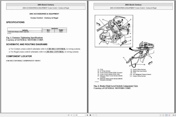 Buick Century Regal 2003 Service Manual 1