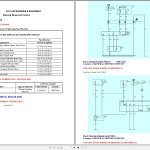 Buick Encore 2017 2019 Service Repair Manual And System Wiring Diagrams 4