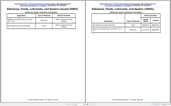 Buick Encore GX 2020 2022 Service Manual And Repair Instruction 1
