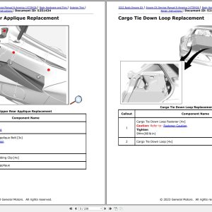 Buick Encore GX 2020 2022 Service Manual And Repair Instruction 2
