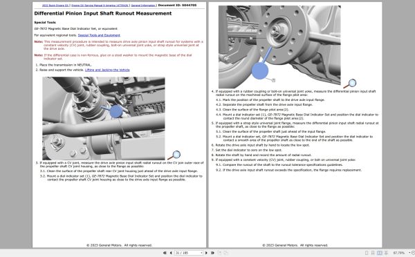 Buick Encore GX 2020 2022 Service Manual And Repair Instruction 3