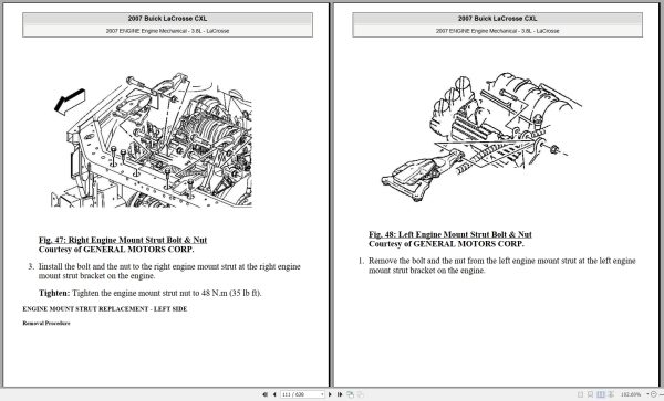 Buick LaCrosse CXL 2008 3.8L Engine Mechanical Manual 2