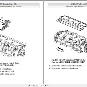 Buick LaCrosse CXL 2008 5.3L Engine Mechanical Manual 2