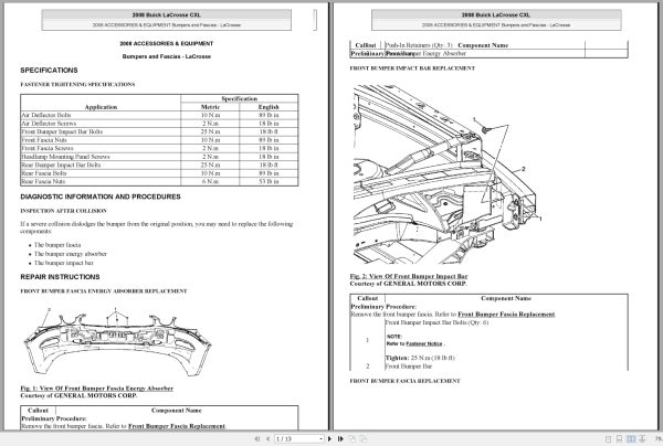 Buick LaCrosse CXL 2008 Service Manual 1
