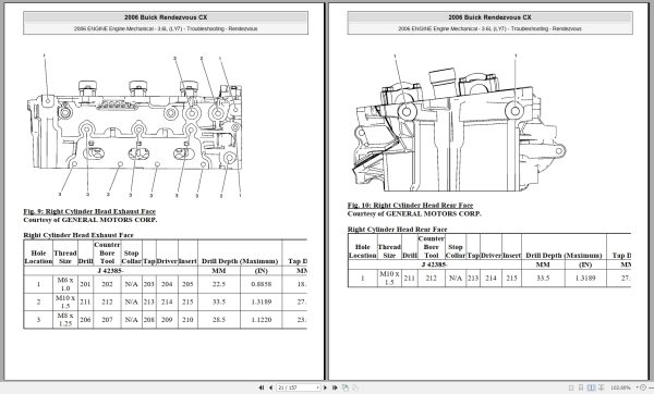 Buick Rendezvous CX 2006 3.6L LY7 Engine Mechanical Troubleshooting Manual 2