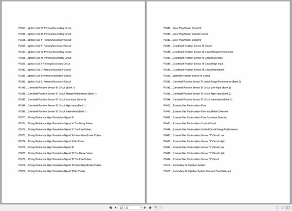 Buick Trouble Codes 2