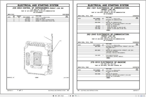 CAT Excavator 320D and 320D L Parts Manual SEBP4874 11 2