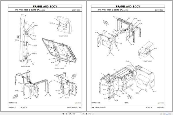 CAT Excavator 320D and 320D L Parts Manual SEBP4874 11 3
