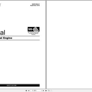 CAT Industrial Engine C27 Parts Manual SEBP4496 21 1