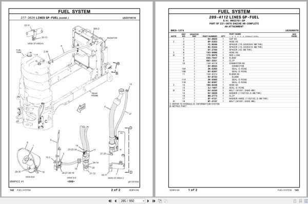 CAT Motor Grader 16M Parts Manual SEBP4108 3