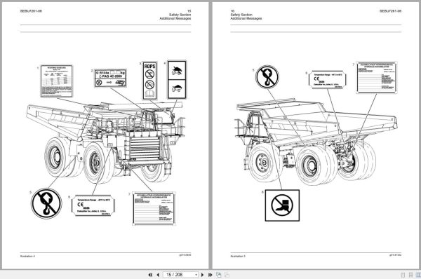 CAT Off Highway Truck Tractors 776D 777D Operation and Maintenance Manual SEBU7261 08 3