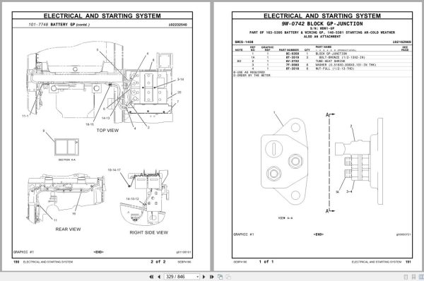 CAT Track Type Tractor D9R Parts Manual SEBP4196 2