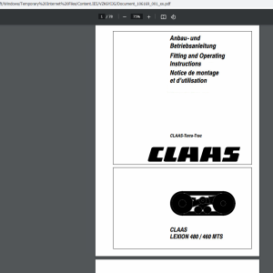 CLAAS WebTIC RO 05.2025 Operator Schematic Repair Technical Program 4