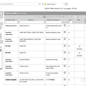 CLAAS WebTIC ZH 05.2025 Operator Schematic Repair Technical Program 3
