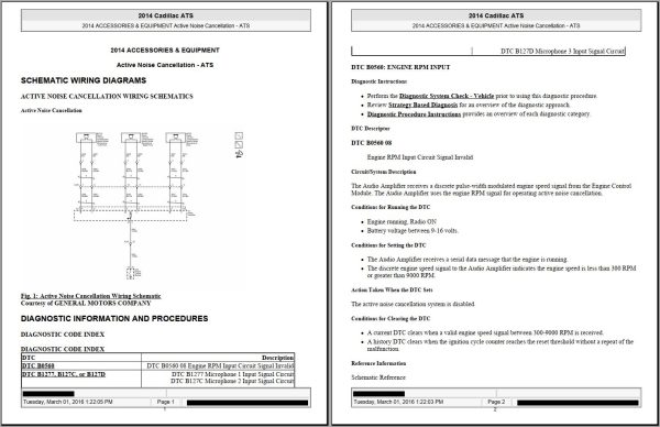 Cadillac ATS 2013 2015 Service Repair Manual and Electrical Wring Diagram 1