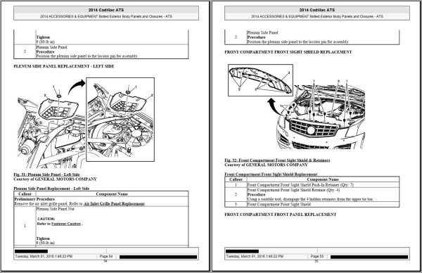 Cadillac ATS 2013 2015 Service Repair Manual and Electrical Wring Diagram 2