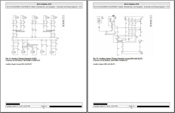 Cadillac ATS 2013 2015 Service Repair Manual and Electrical Wring Diagram 3