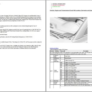 Cadillac Ct5 2020 2024 Service Repair Manual 1