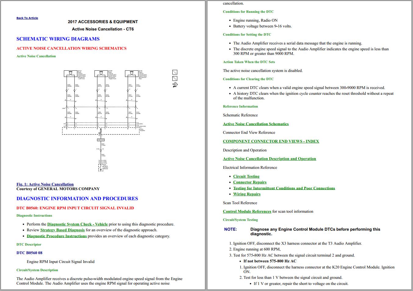 Cadillac CT6 2016 2020 Service Repair Manual 1