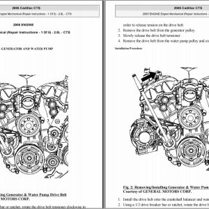 Cadillac CTS 2003 2005 Service Repair Manual 1