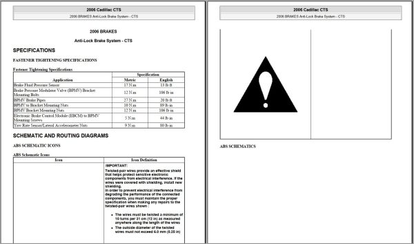 Cadillac CTS 2006 2007 Service Repair Manual 1
