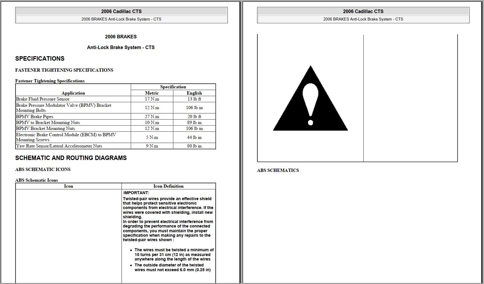 Cadillac CTS 2006 2007 Service Repair Manual 1