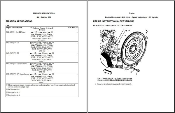 Cadillac CTS 2014 2017 Service Repair Manual 1