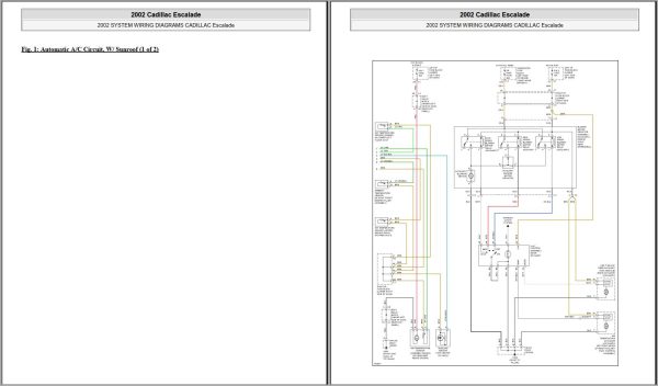 Cadillac Escalade 2002 2005 Repair Manual and Electrical Wiring Diagram 3
