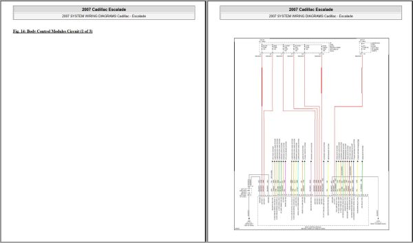 Cadillac Escalade 2007 2009 Service Repair Manual and Electrical Wiring Diagram 2