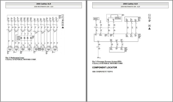 Cadillac XLR XLR V 2004 2009 Workshop Manual and Electrical Wiring Diagram 3