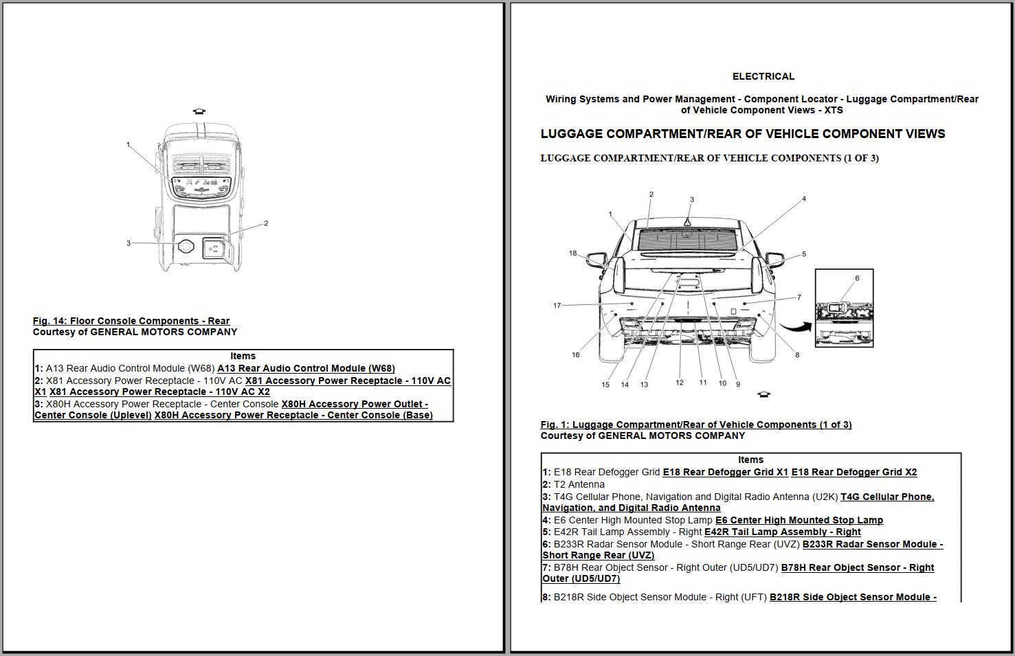 Cadillac XTS 2017 Service Repair Manual and Electrical and Wiring Diagram 1